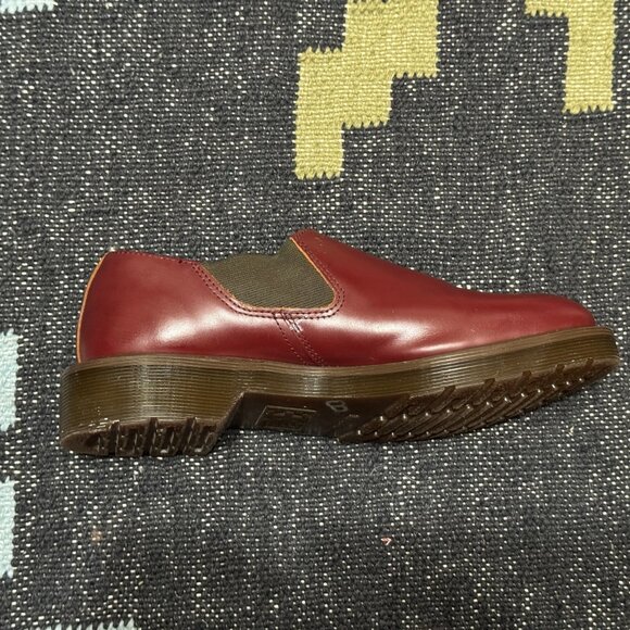 Dr. Martens Louis Gusset Slip-On Oxford Shoes, Oxblood, US M4/US L5/EU36/UK3 - Picture 11 of 16